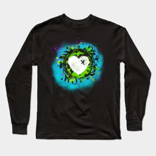 ABSTRACT LUV HEART CITY DESIGN Long Sleeve T-Shirt